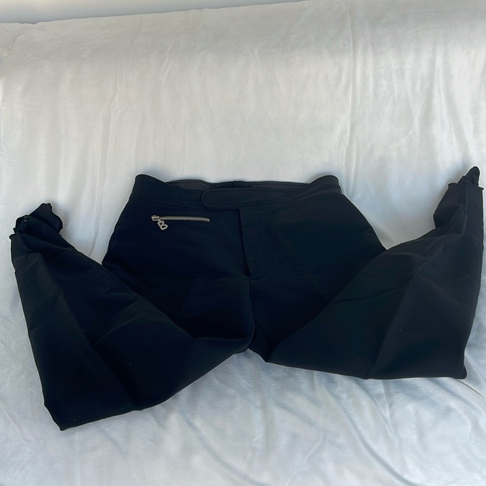 BOGNER Vintage Bogner black ski pants. Size 12 with stirrups- worn